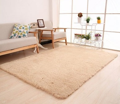 Living room soft, fluffy rug